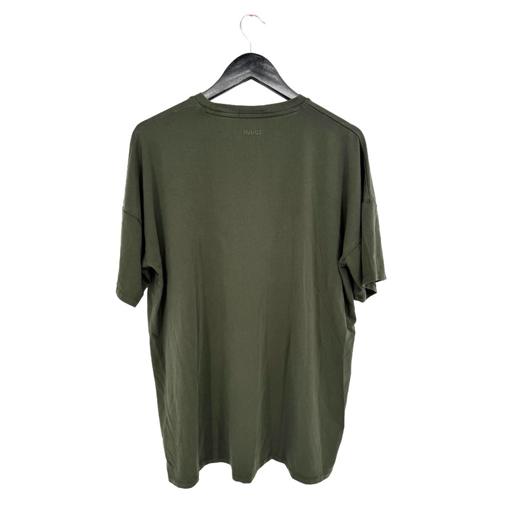 Nuuds FULL SET Original Biker Short and Oversized T-Shirt Darkest Olive‎ Medium - Picture 5 of 14